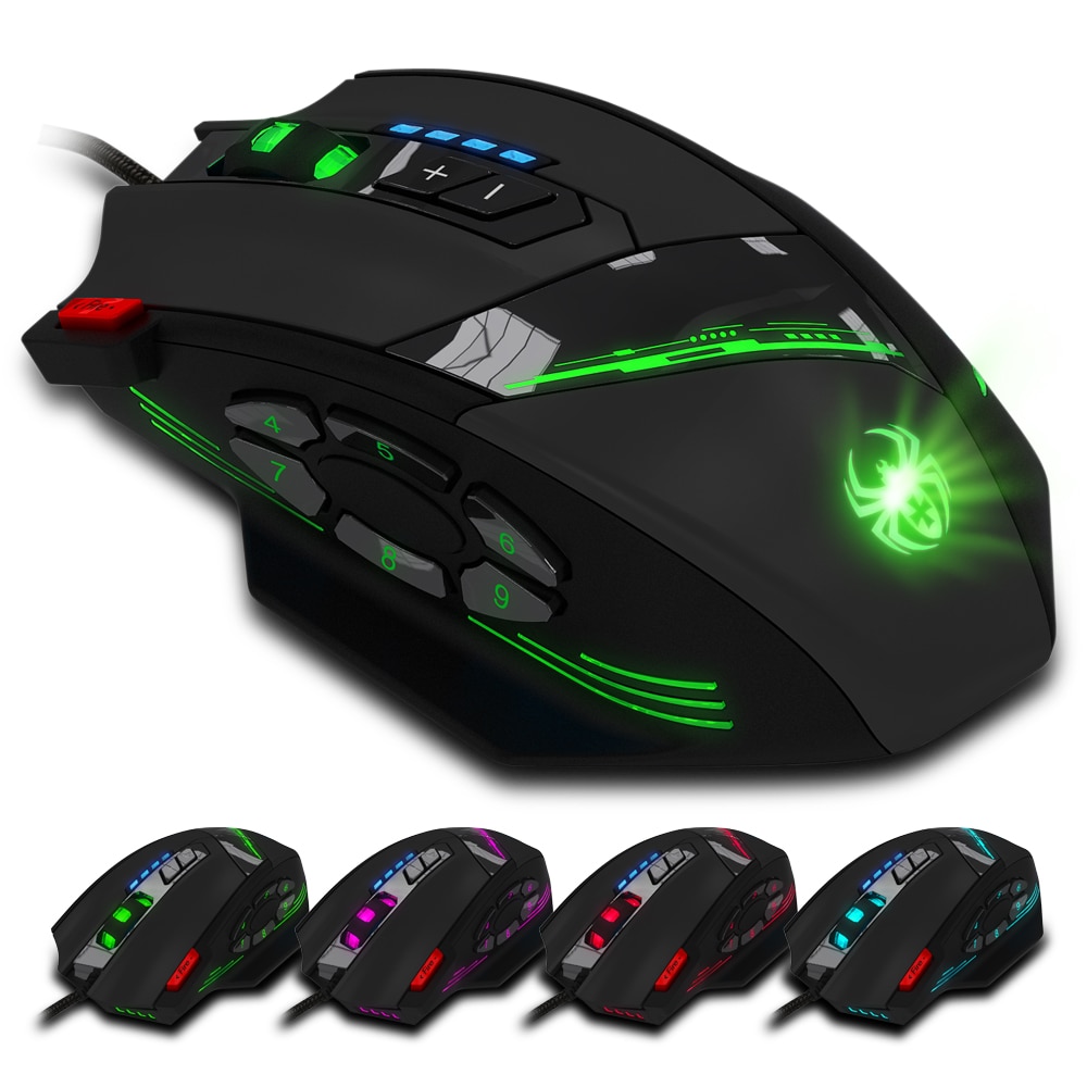 Gamer Mouse LED Lights Optical Device Gamer Mouse LED Lights Optical Device
