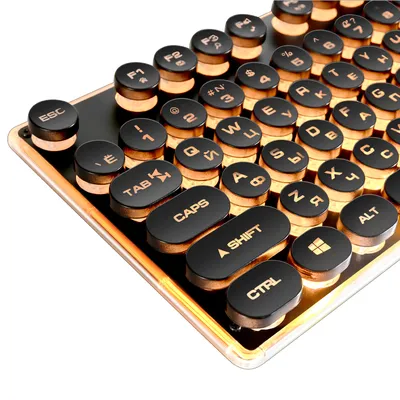 Gaming Backlit Keyboard Round Keys Gaming Backlit Keyboard Round Keys