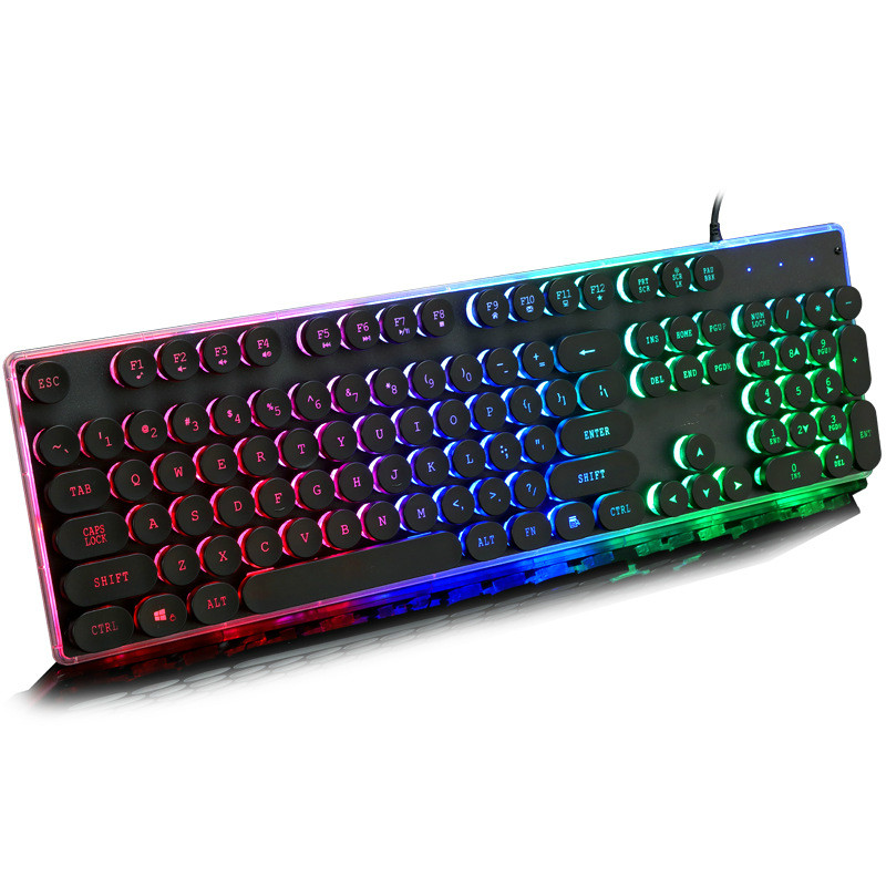 Gaming Backlit Keyboard Round Keys Gaming Backlit Keyboard Round Keys