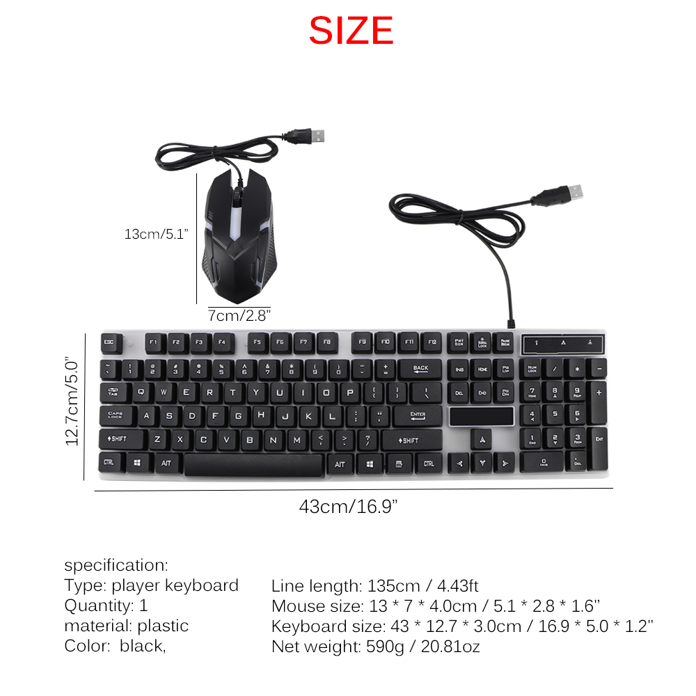 Gaming Keyboard and Mouse Combo Gaming Keyboard and Mouse Combo