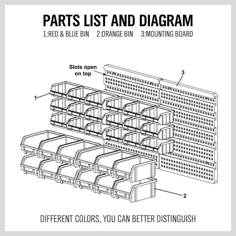 Garage Hanging Storage Hardware Shelves