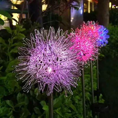 Garden Dandelion Solar Lights Garden Dandelion Solar Lights