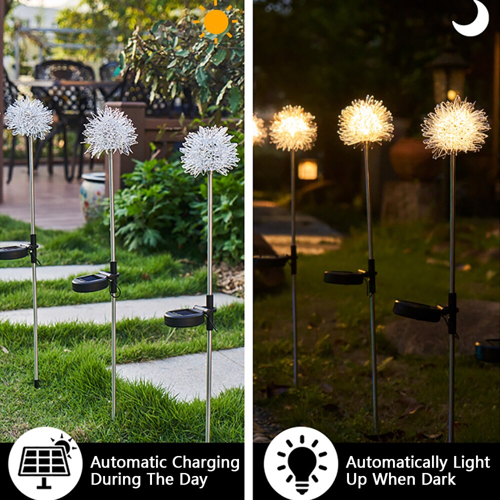 Garden Dandelion Solar Lights Garden Dandelion Solar Lights