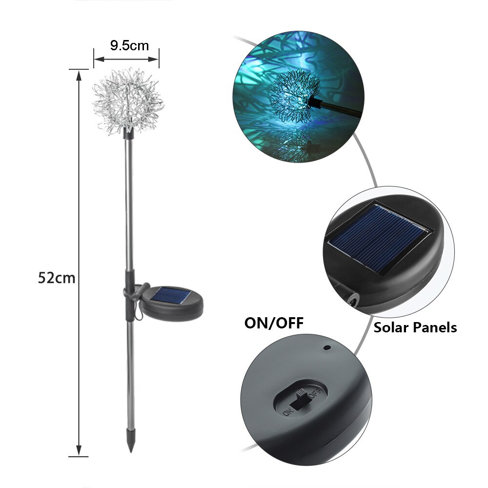 Garden Dandelion Solar Lights Garden Dandelion Solar Lights