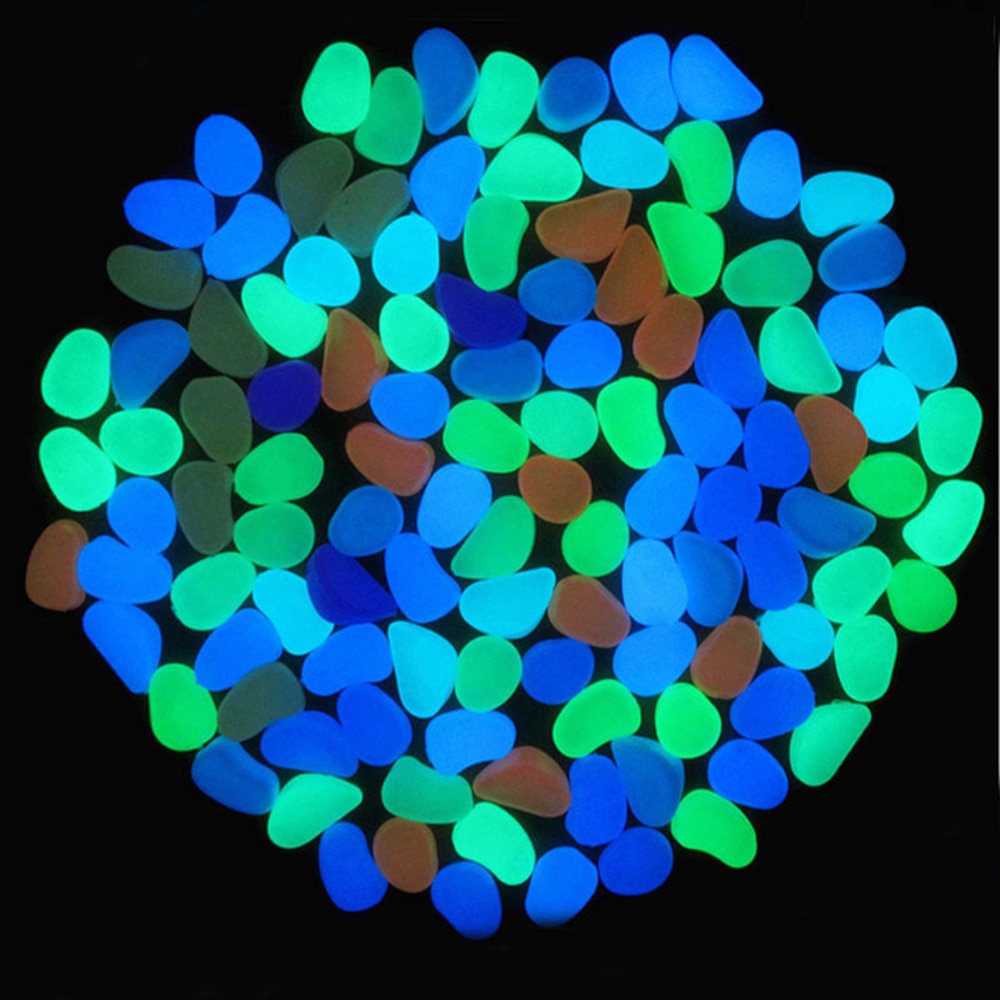 Garden Pebbles Glow in the Dark