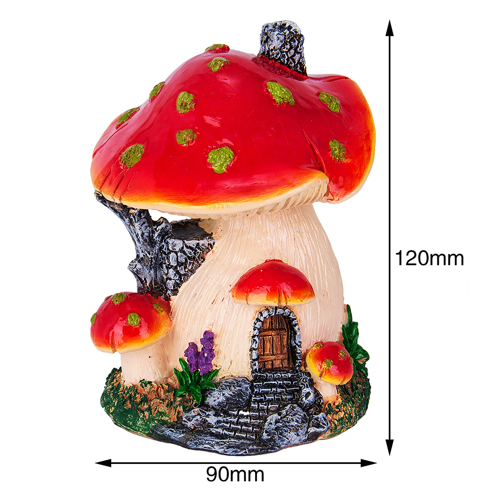 Garden Resin Mushroom Fairy House