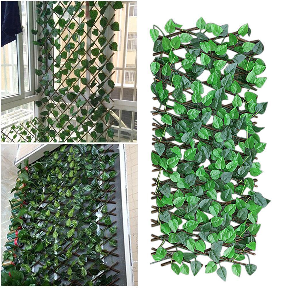 Garden Retractable Artificial Leaf Trellis
