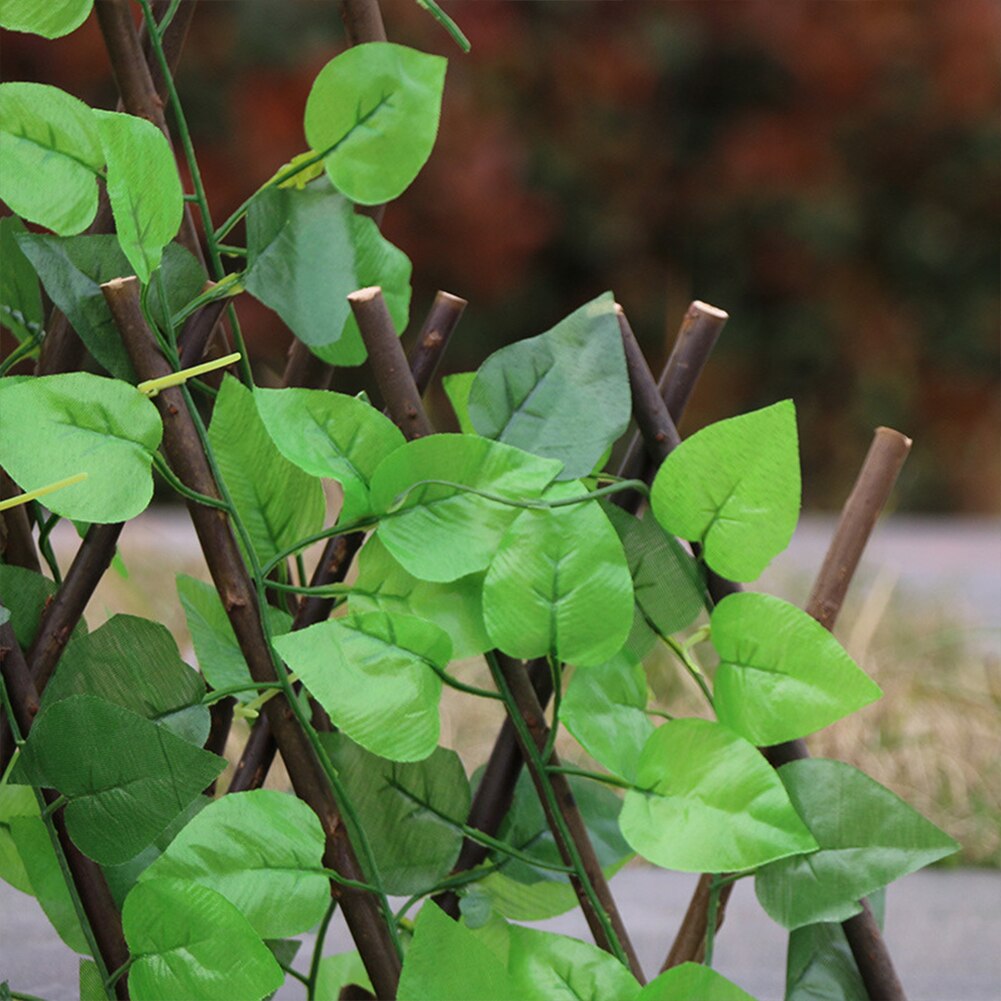 Garden Retractable Artificial Leaf Trellis