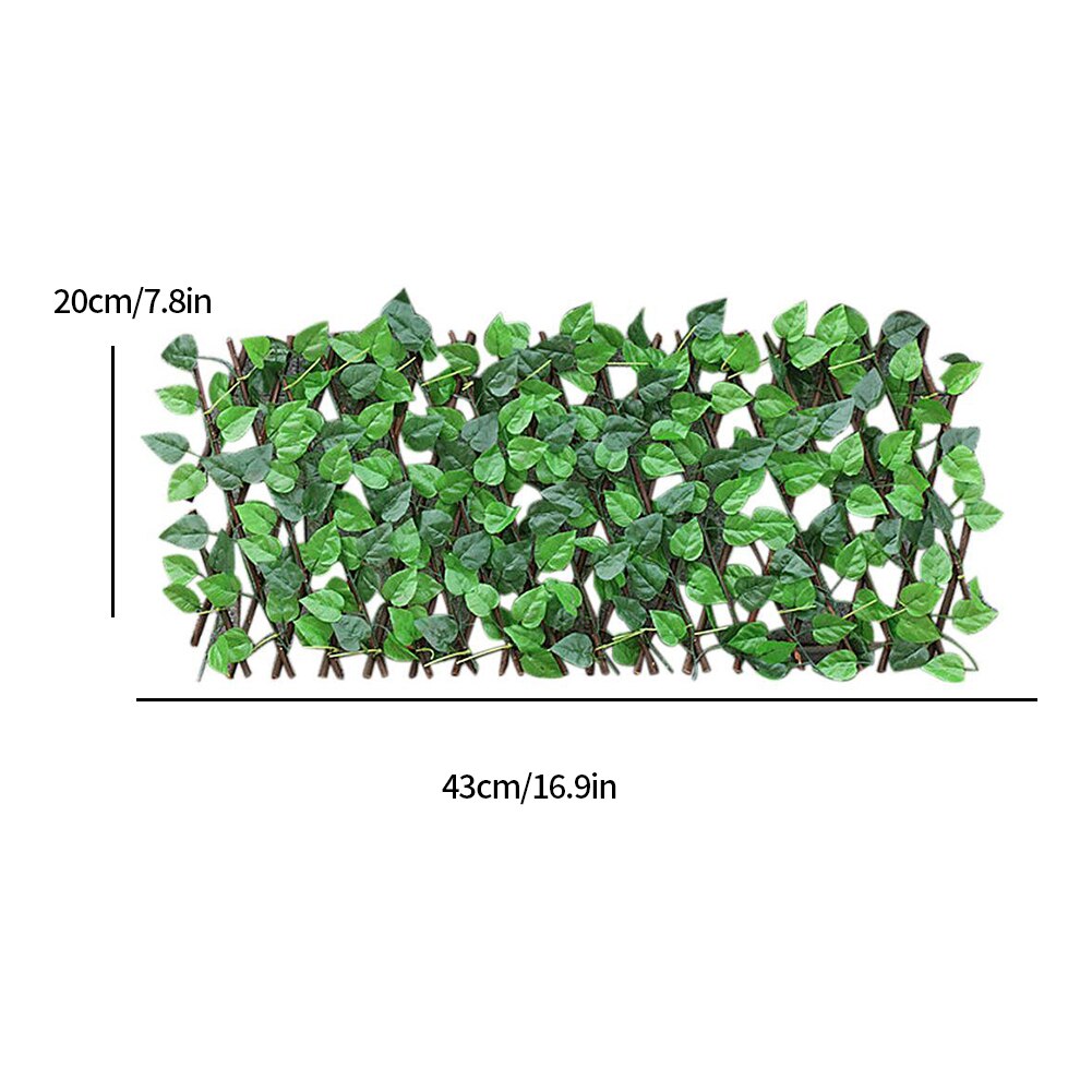 Garden Retractable Artificial Leaf Trellis