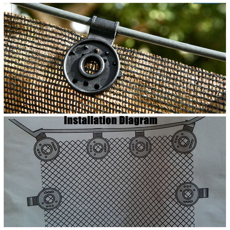 Garden Sunshade Net Clips (50 pcs) Garden Sunshade Net Clips (50 pcs)
