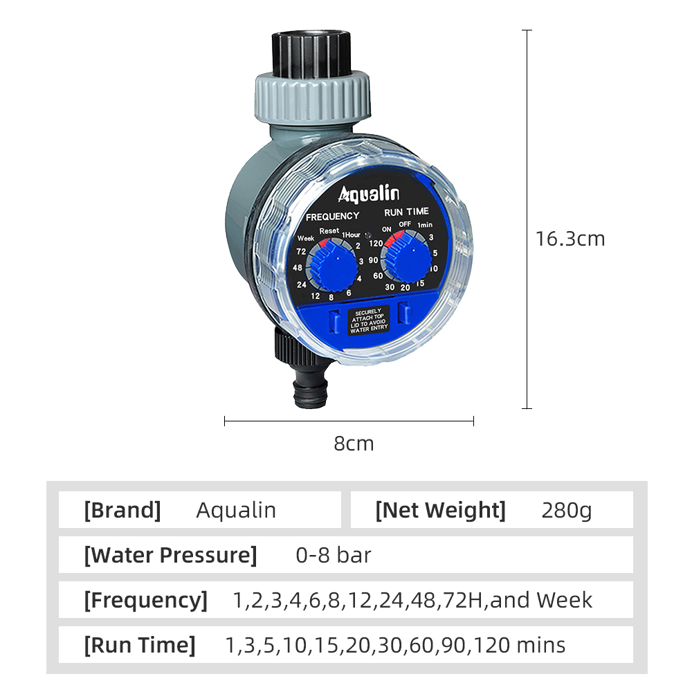 Garden Water Timer Ball Valve Automatic Electronic Watering Timer Home Garden Irrigation Timer Controller System Garden Water Timer Ball Valve Automatic Electronic Watering Timer Home Garden Irrigation Timer Controller System