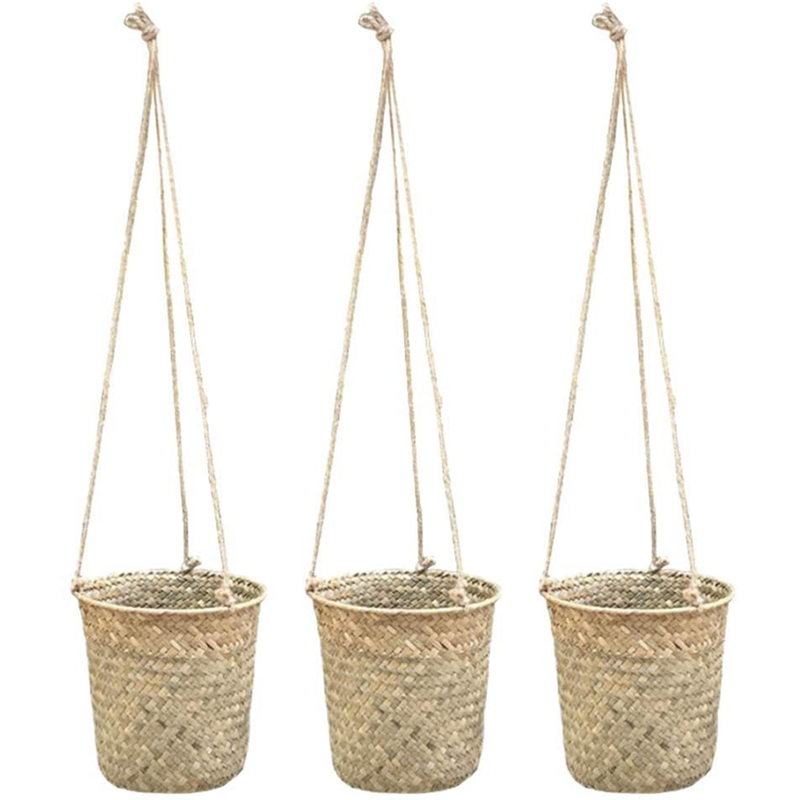 Garden Wicker Hanging Baskets (3pcs) Garden Wicker Hanging Baskets (3pcs)