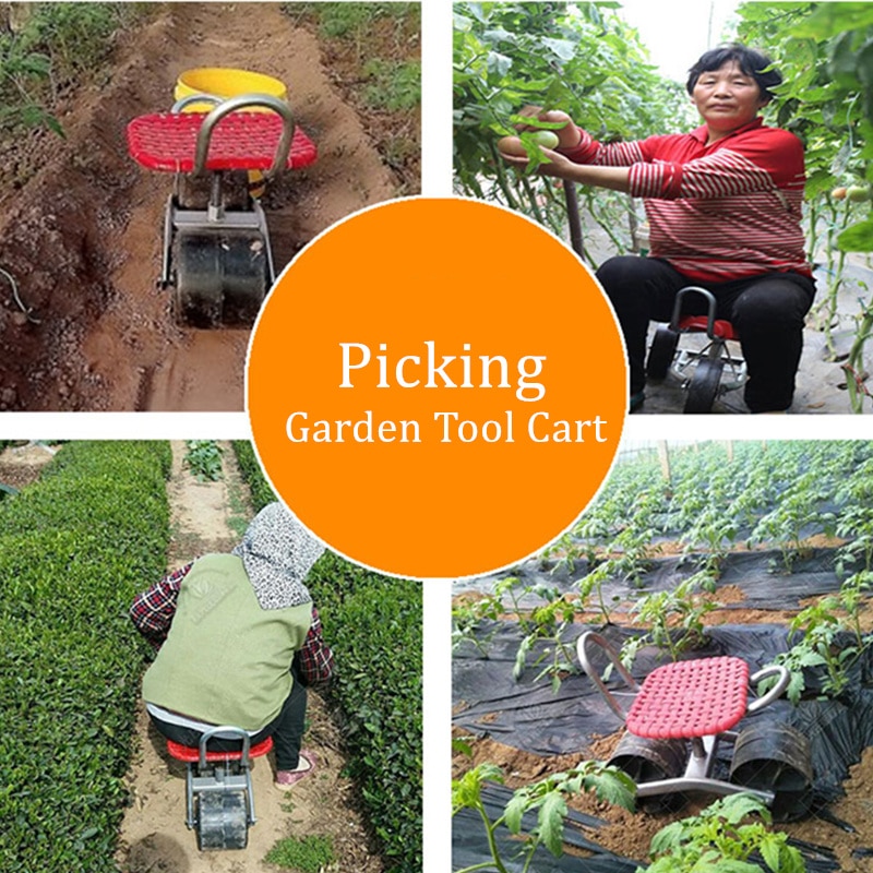 Gardening Stool on Wheels Gardening Stool on Wheels