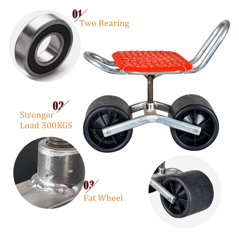 Gardening Stool on Wheels Gardening Stool on Wheels