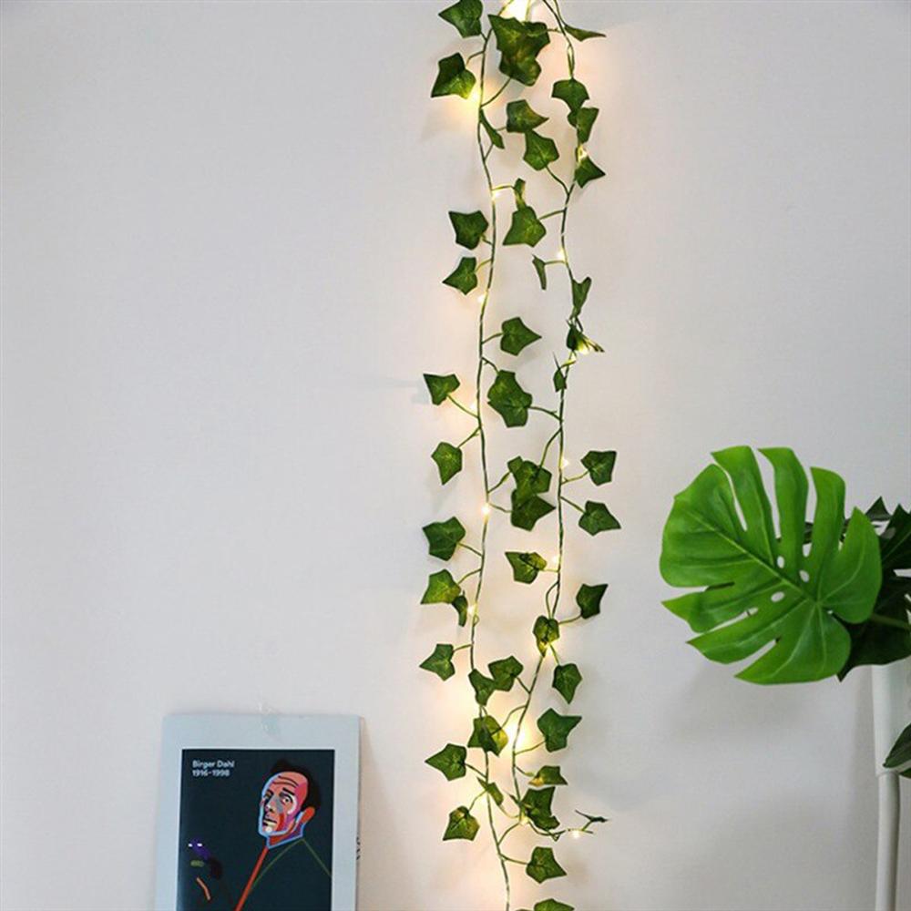 Garland String Leaves Fairy Lights Garland String Leaves Fairy Lights