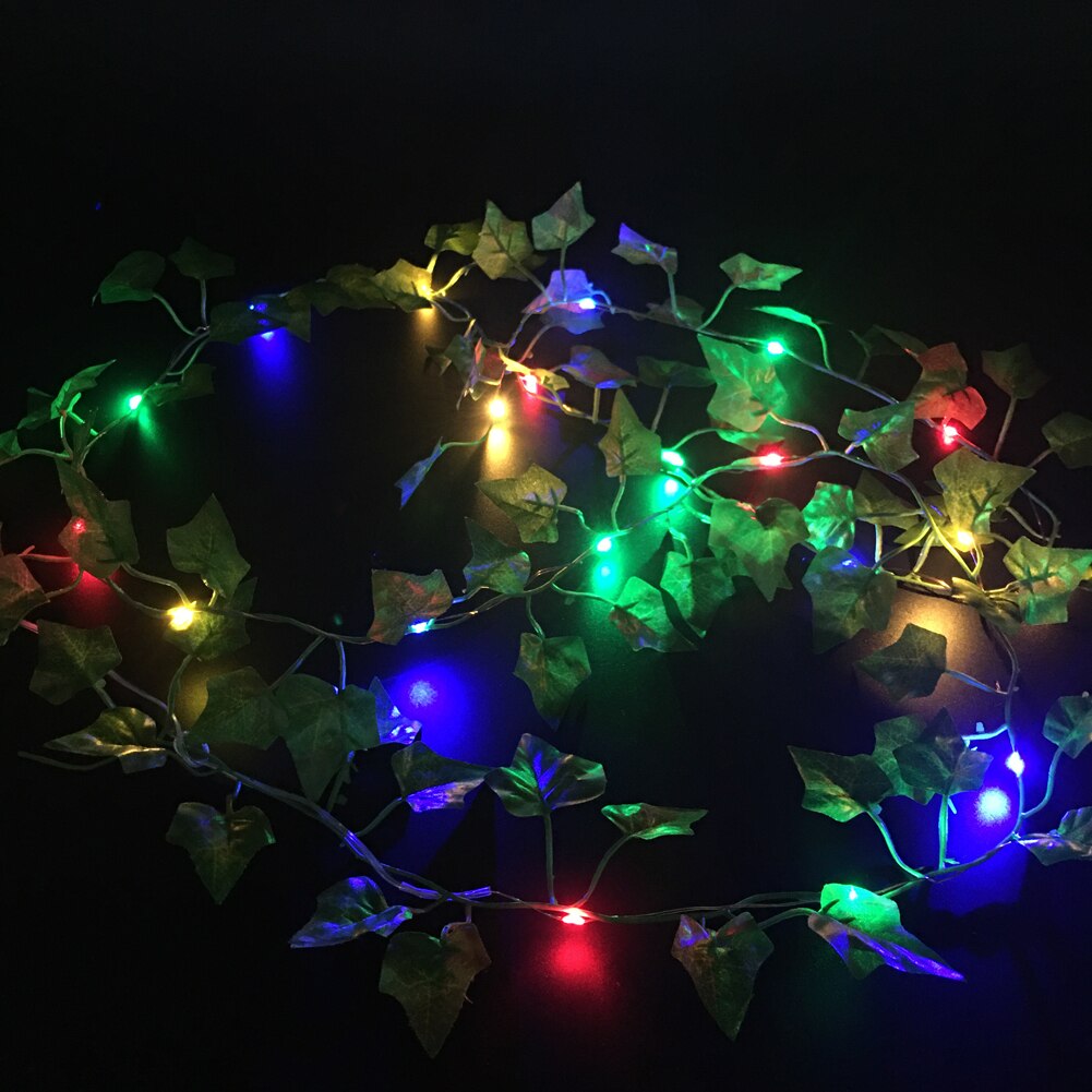 Garland String Leaves Fairy Lights