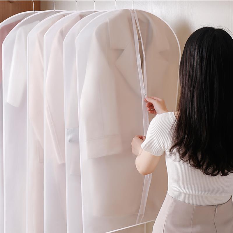 Garment Cover Bags Transparent Clothes Protector (6 pcs) Garment Cover Bags Transparent Clothes Protector (6 pcs)