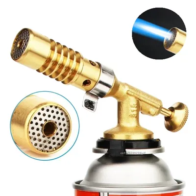 Gas Burner Welding Torch Portable Blowtorch Copper High Temperature Brass Gas Torch Brazing Solder Welding Plumb Tools Gas Burner Welding Torch Portable Blowtorch Copper High Temperature Brass Gas Torch Brazing Solder Welding Plumb Tools
