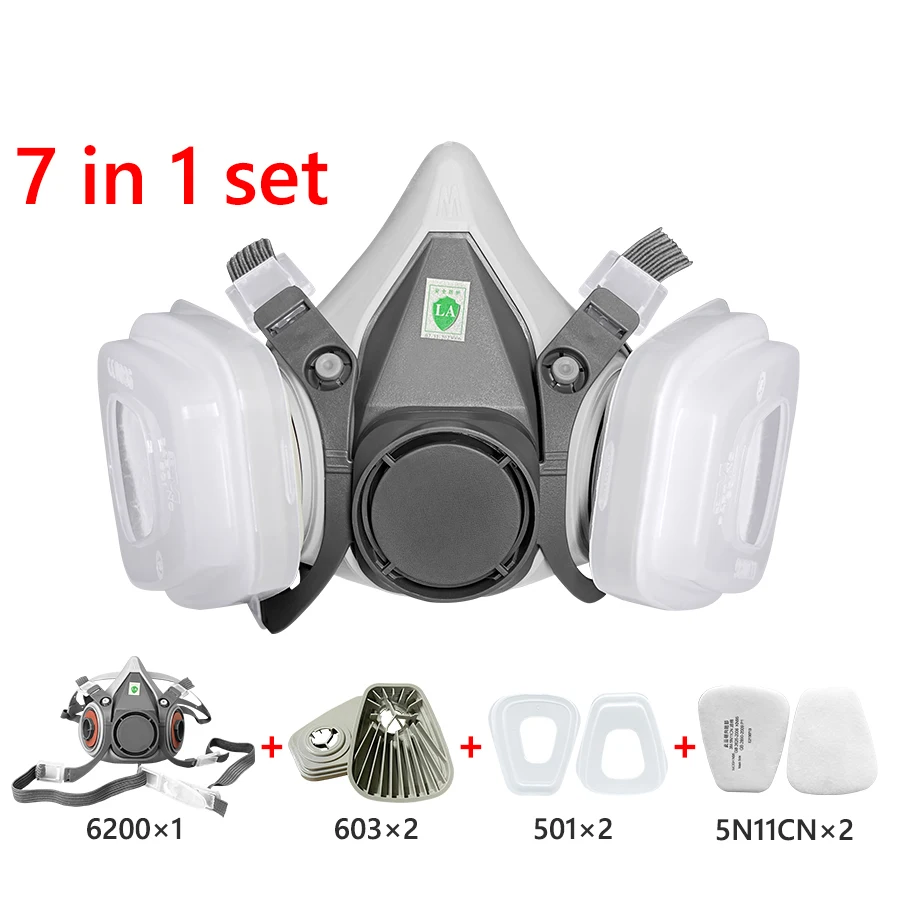 Gas Mask Half-face Dust Shield 5N11 Particle Filters Safety Respirator Mask Industrial Labor Paint Spray Gas Mask Half-face Dust Shield 5N11 Particle Filters Safety Respirator Mask Industrial Labor Paint Spray
