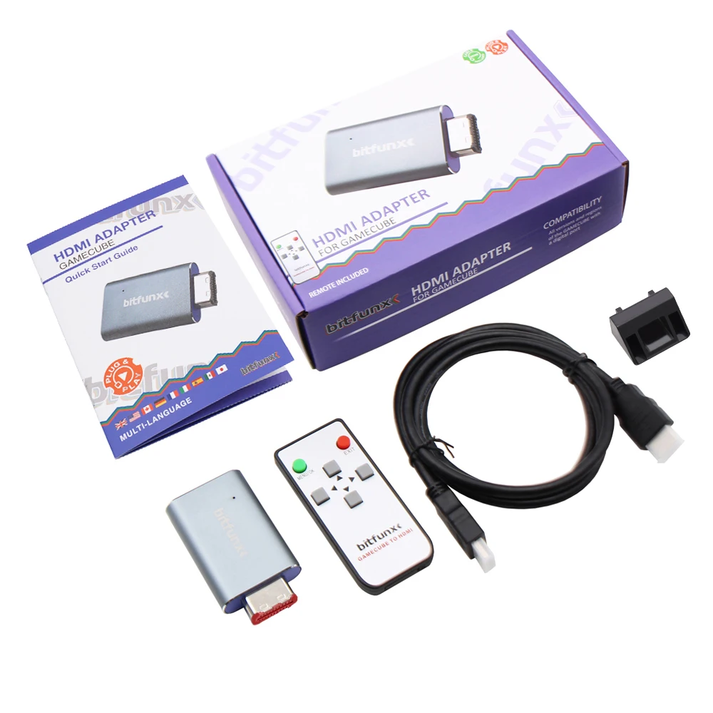 GC Video HDMI Adapter Digital AV to HDMI GC2HDMI for Nintendo Gamecube NGC DOL-001 Game Console GC Video HDMI Adapter Digital AV to HDMI GC2HDMI for Nintendo Gamecube NGC DOL-001 Game Console