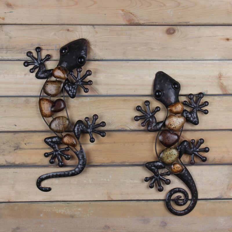 Gecko Wall Decoration Garden Ornament