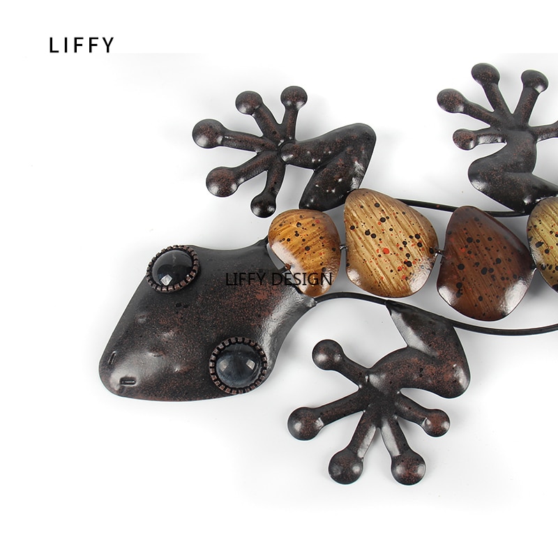 Gecko Wall Decoration Garden Ornament