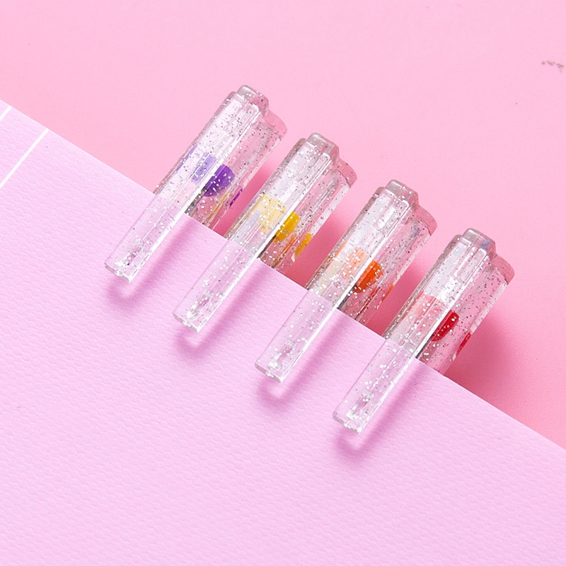 Gel Coloring Glitter Pen Set (8 Pcs)