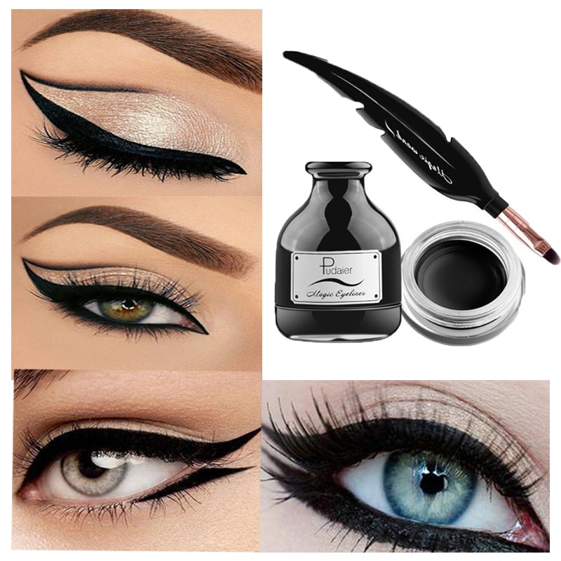 Gel Eyeliner Waterproof Black Feather Gel Eyeliner Waterproof Black Feather