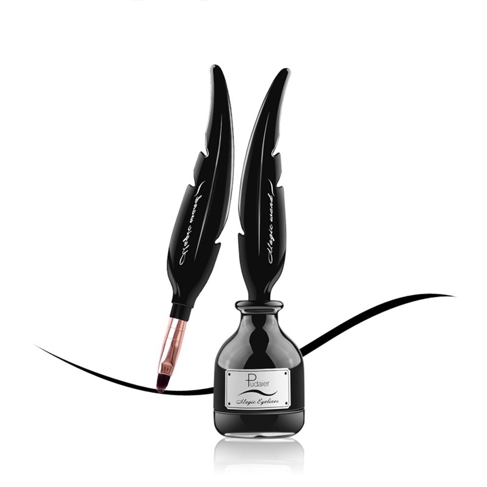 Gel Eyeliner Waterproof Black Feather