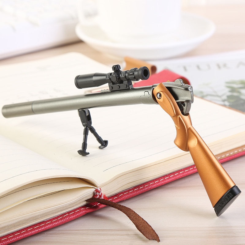 Gel Ink Plastic Rifle Pen