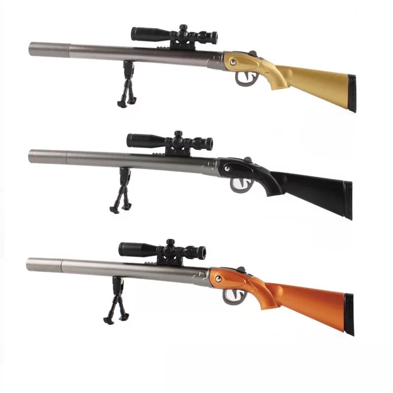 Gel Ink Plastic Rifle Pen