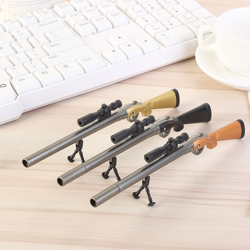 Gel Ink Plastic Rifle Pen