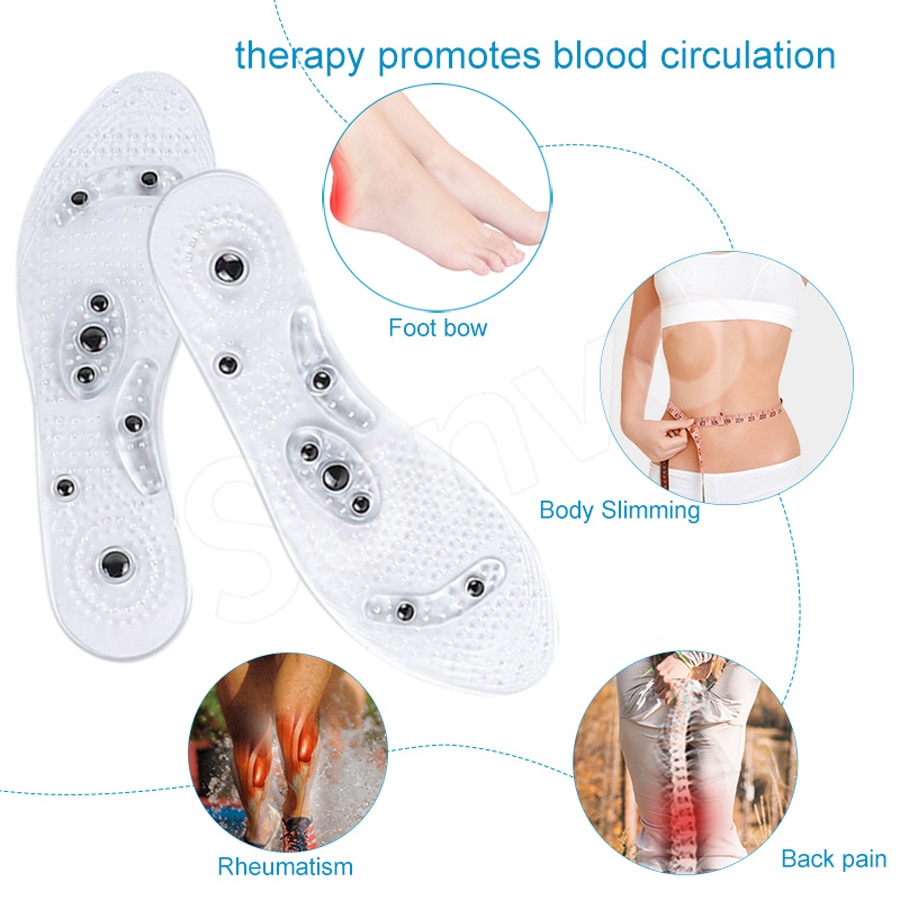 Gel Insoles Magnetic Silicone Pads