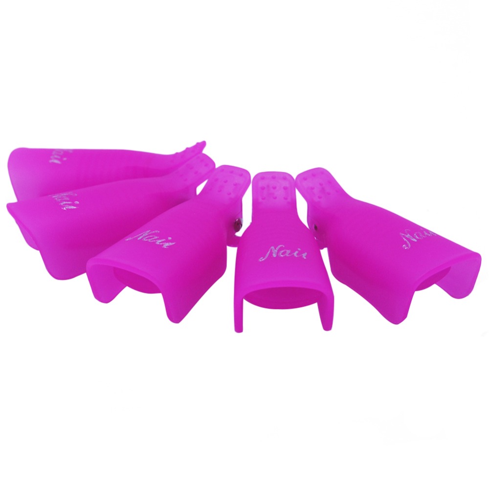 Gel Nail Polish Remover Nail Clips (Set of 10)