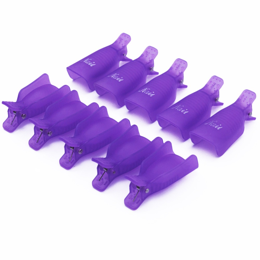 Gel Nail Polish Remover Nail Clips (Set of 10)