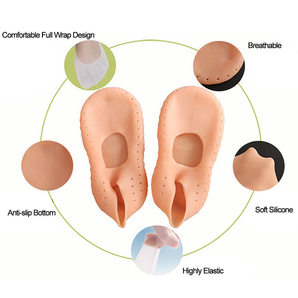 Gel Socks Moisturizing Heal Cracked Heels Gel Socks Moisturizing Heal Cracked Heels
