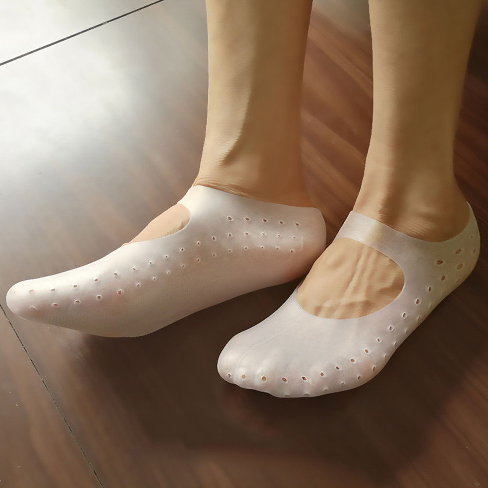Gel Socks Moisturizing Heal Cracked Heels Gel Socks Moisturizing Heal Cracked Heels