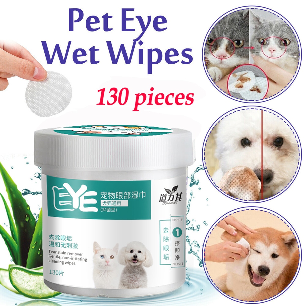 Gentle Pet Eye Wipes (130 pcs) Gentle Pet Eye Wipes (130 pcs)