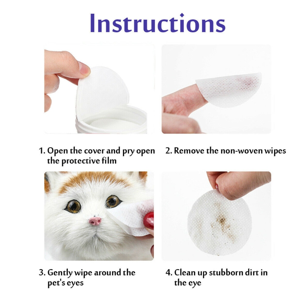 Gentle Pet Eye Wipes (130 pcs) Gentle Pet Eye Wipes (130 pcs)