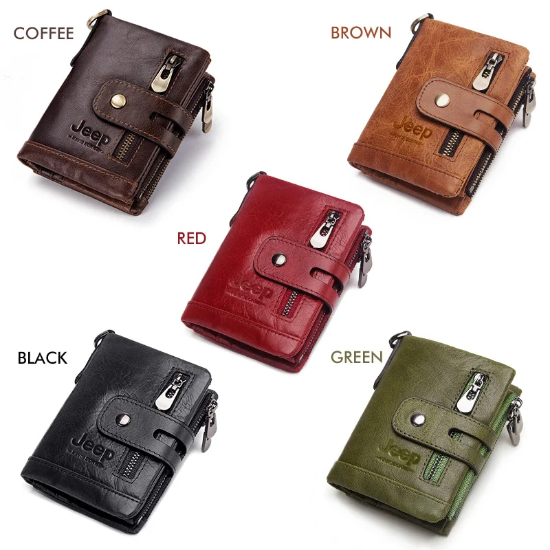 Genuine Cowhide Leather Men Wallet Small Mini Card Holder Vintage PORTFOLIO Portomonee Hasp Male Pockect Purse Fashion Genuine Cowhide Leather Men Wallet Small Mini Card Holder Vintage PORTFOLIO Portomonee Hasp Male Pockect Purse Fashion