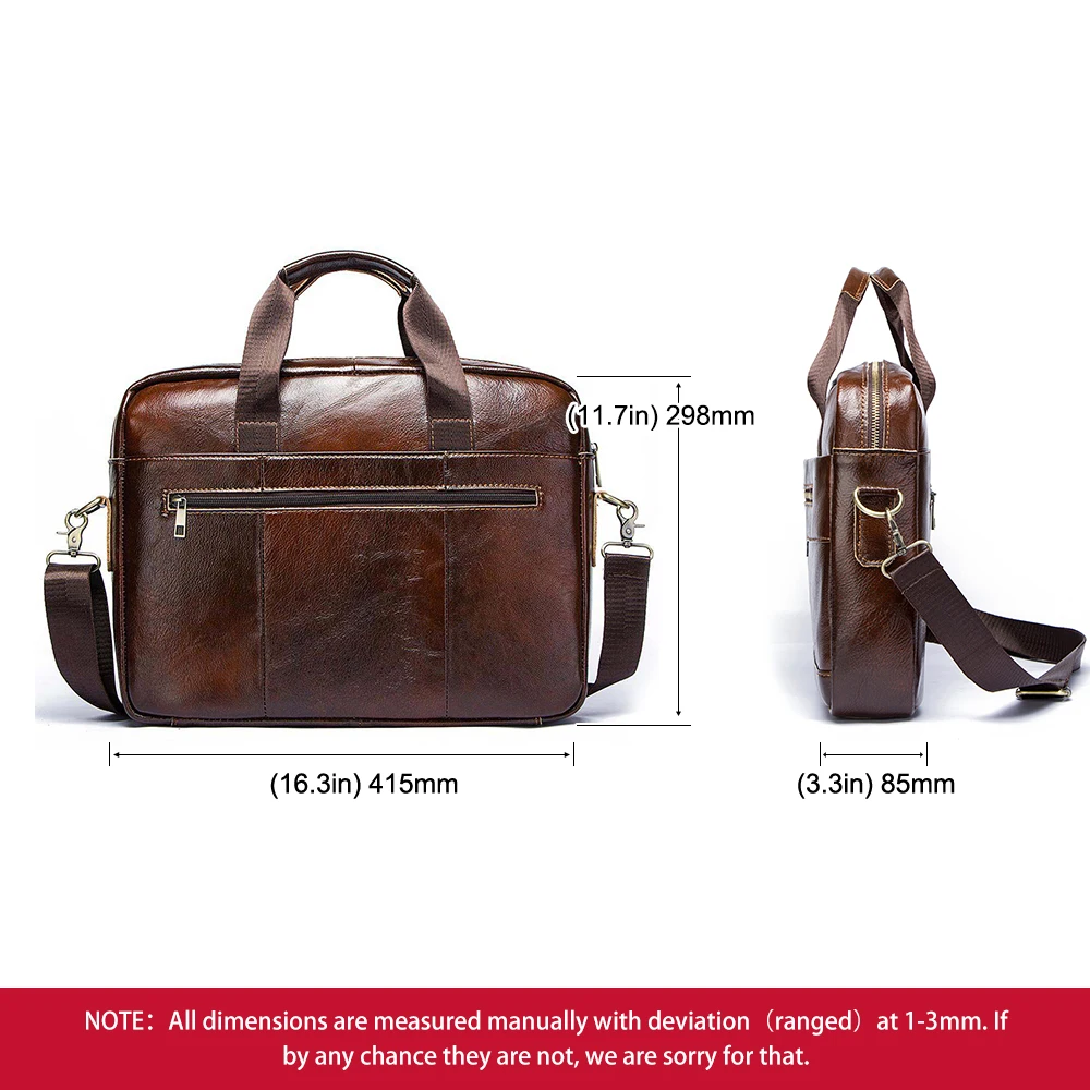Genuine Leahther Men Briefcase Portable Office Handbag for Laptop Bag High Quality Business Messenger Shoulder Bags Genuine Leahther Men Briefcase Portable Office Handbag for Laptop Bag High Quality Business Messenger Shoulder Bags