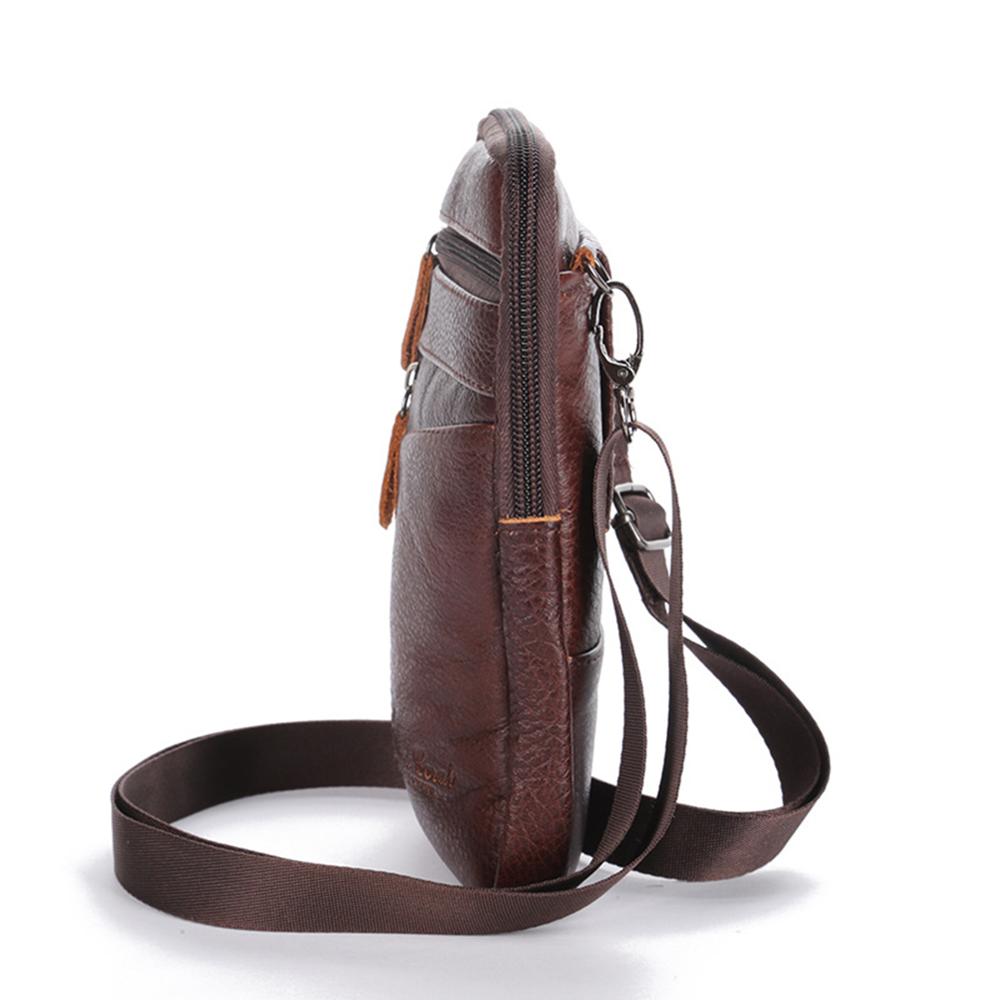 Genuine Leather Mens Phone Pouch