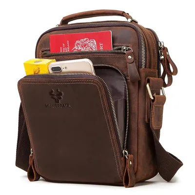 Genuine Leather Men's Shoulder Bag Vintage Cross Bags Large Capacity Male Messenger Tote Bag Travel Bolso Hombres Genuine Leather Men's Shoulder Bag Vintage Cross Bags Large Capacity Male Messenger Tote Bag Travel Bolso Hombres