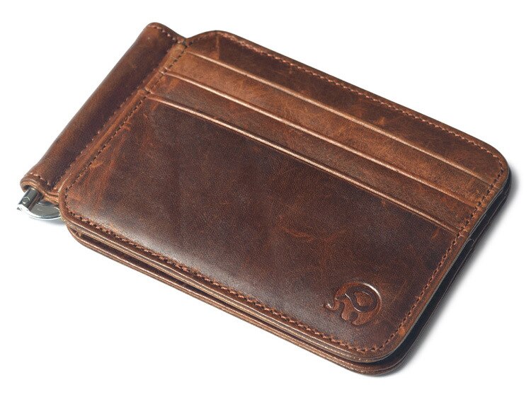 Genuine Leather Money Clip Wallet Genuine Leather Money Clip Wallet