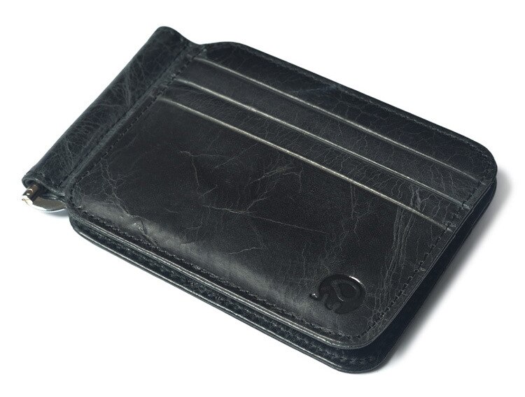 Genuine Leather Money Clip Wallet Genuine Leather Money Clip Wallet
