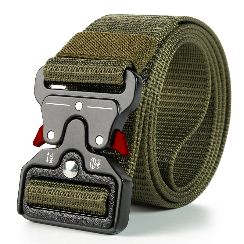 Genuine Tactical Belt Quick Release Outdoor Military Belt Soft Real Nylon Sports Accessories