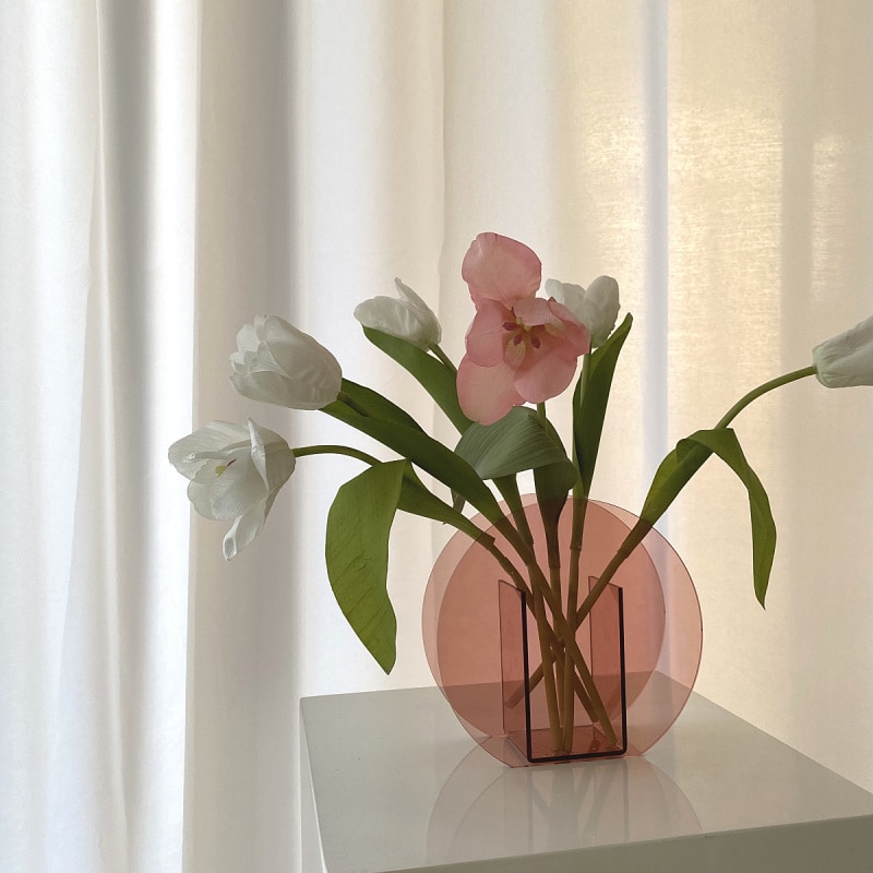 Geometric Acrylic Vase Home Decor Geometric Acrylic Vase Home Decor