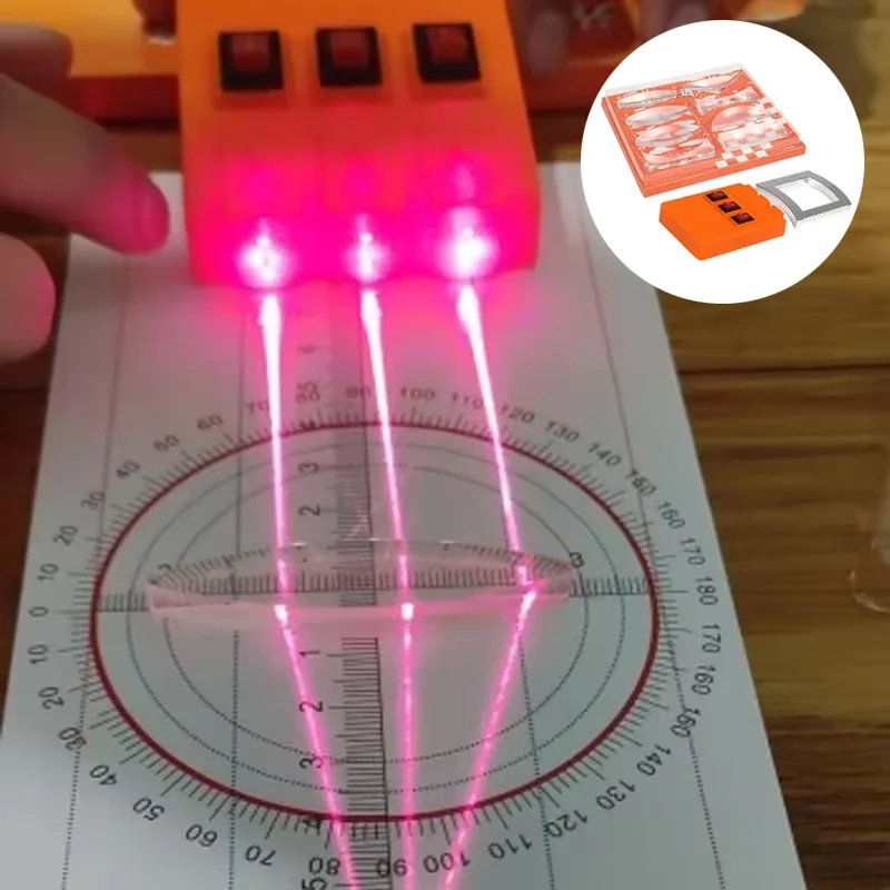 Geometric Optics Experiment Set Optical Lens Kit Convex Concave Lens Light Refract Reflect Physics Teaching Kid Science Geometric Optics Experiment Set Optical Lens Kit Convex Concave Lens Light Refract Reflect Physics Teaching Kid Science
