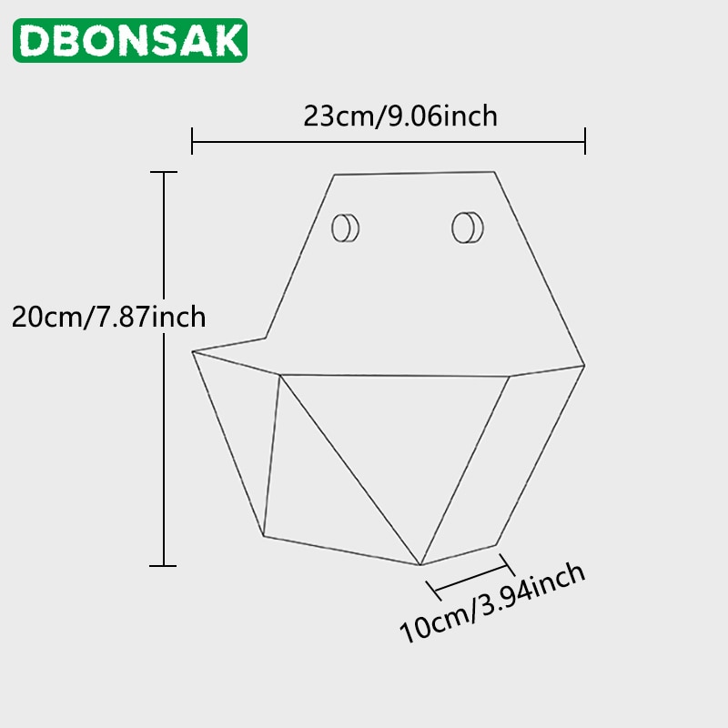 Geometric Plant Pot Wall Mount Planter Geometric Plant Pot Wall Mount Planter