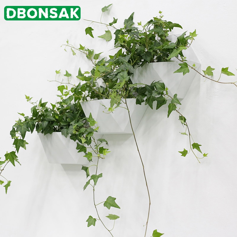Geometric Plant Pot Wall Mount Planter Geometric Plant Pot Wall Mount Planter